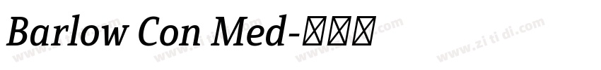 Barlow Con Med字体转换